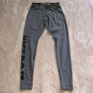 Gray leggings